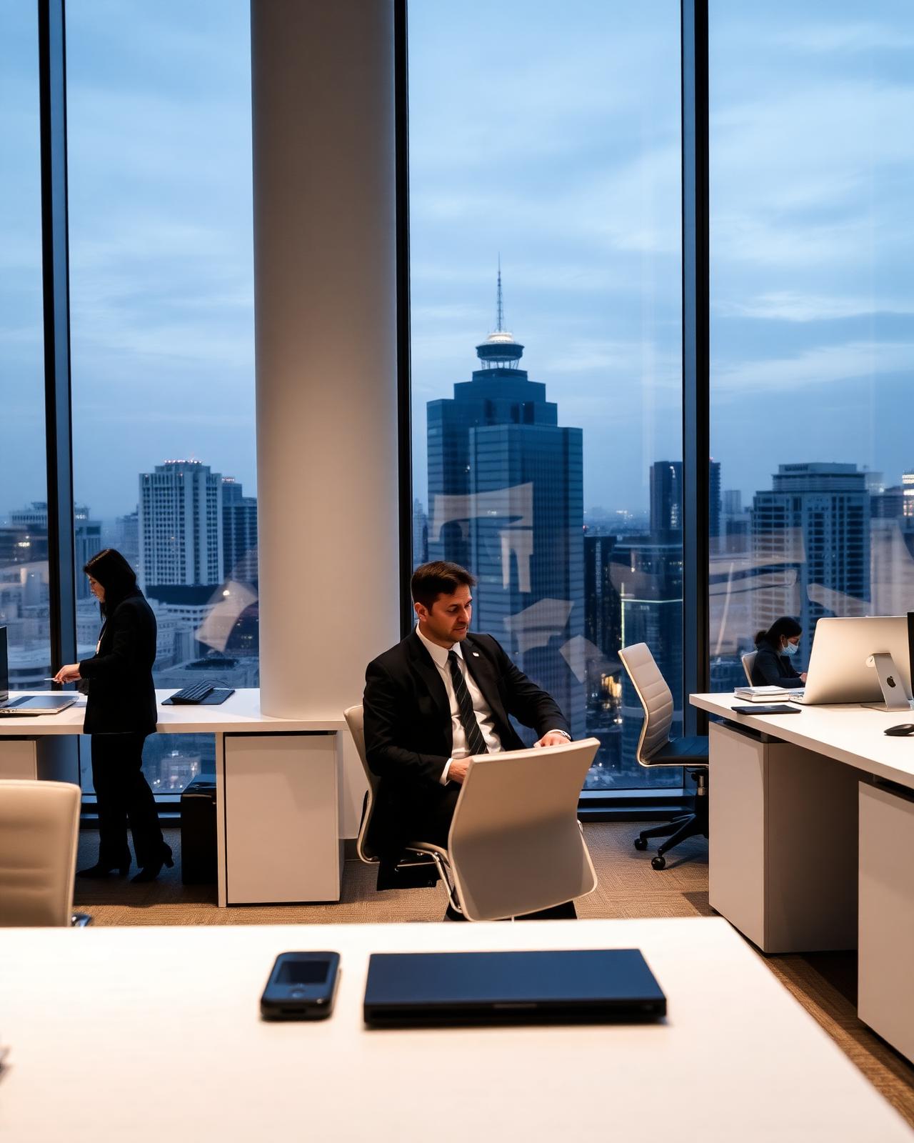 Escritório corporativo financeiro em São Paulo
